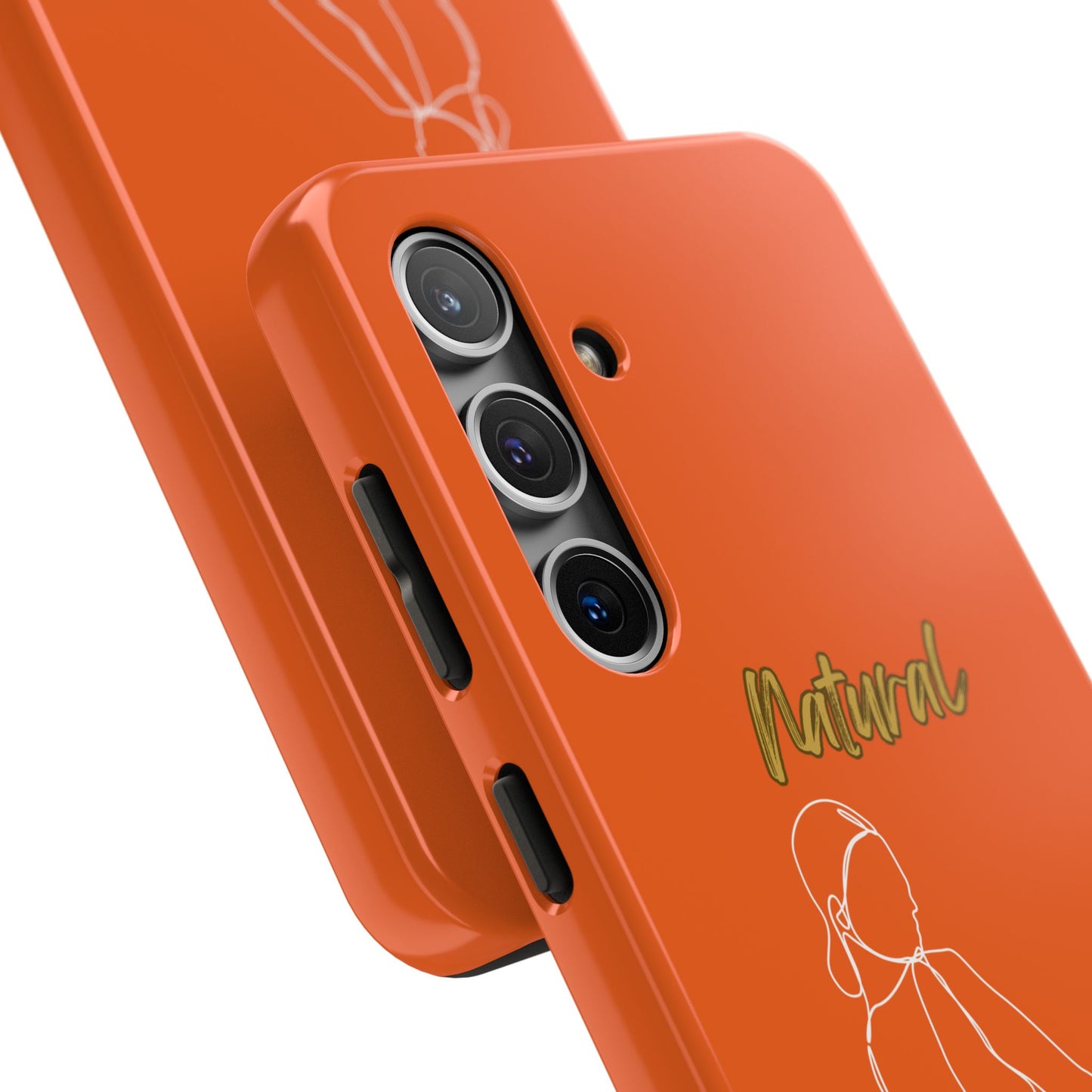 Natural Woman Hands Free (WL)Tough Phone Cases ORANGE
