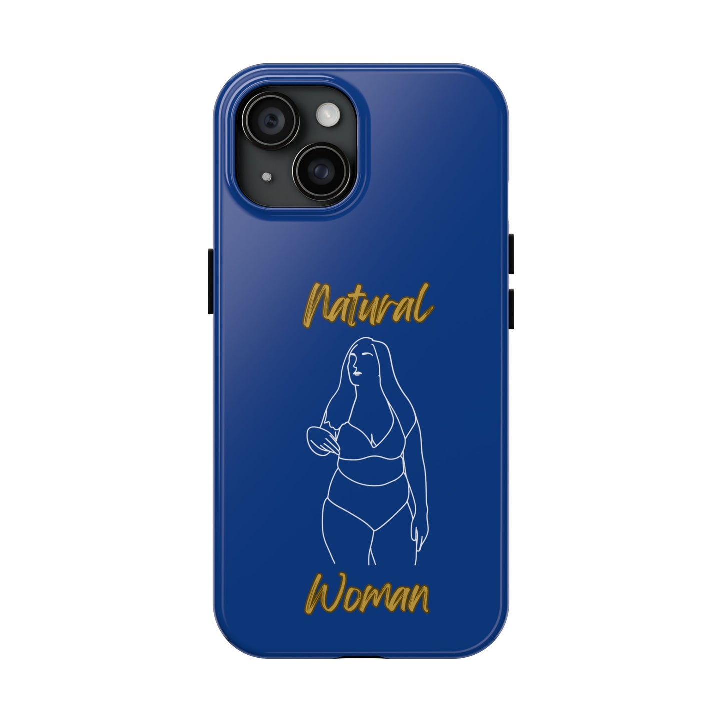 Natural Woman Full Beauty (WL)Tough Phone Cases DARK BLUE