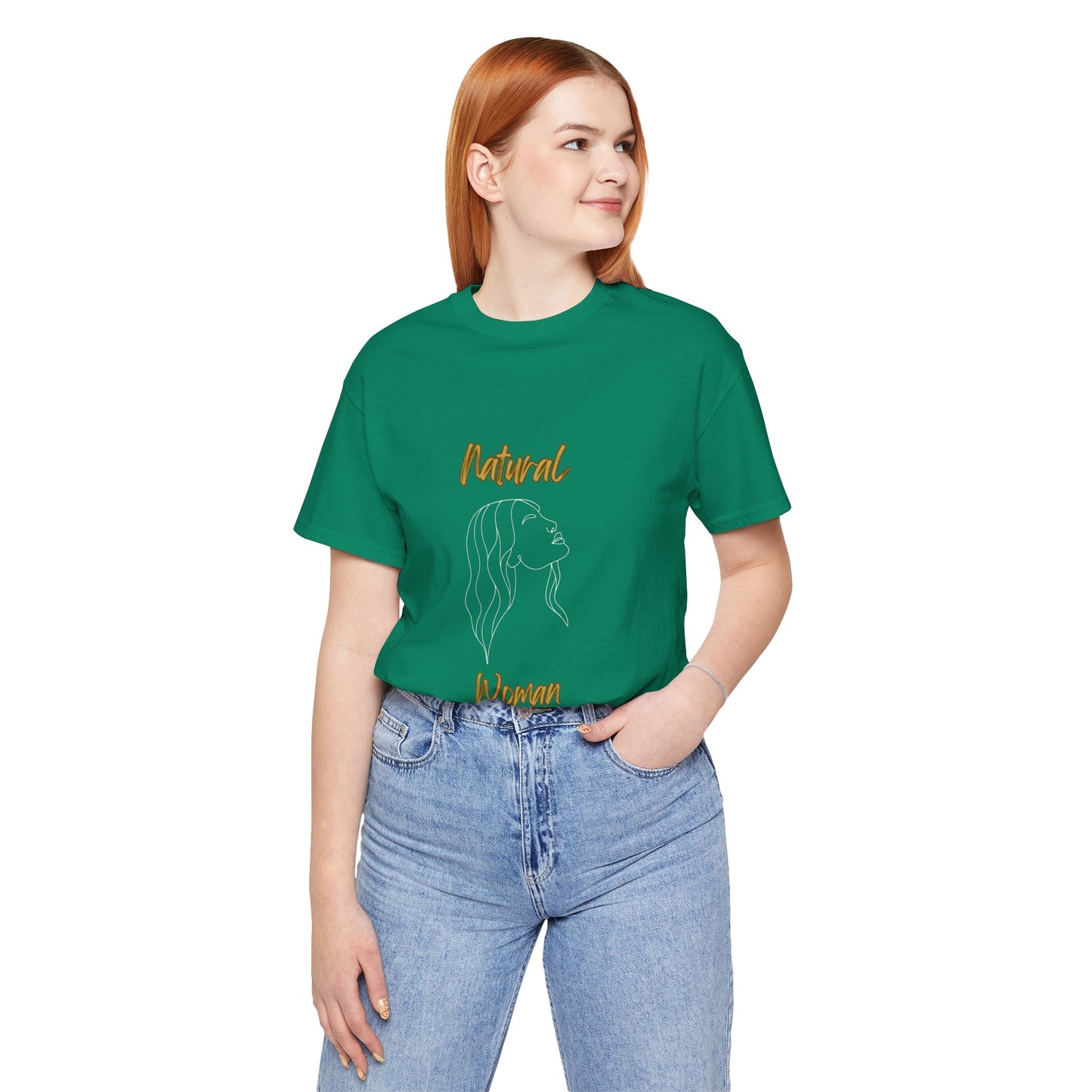 Natural Woman Breeze on Face (WL) Short Sleeve T-Shirt