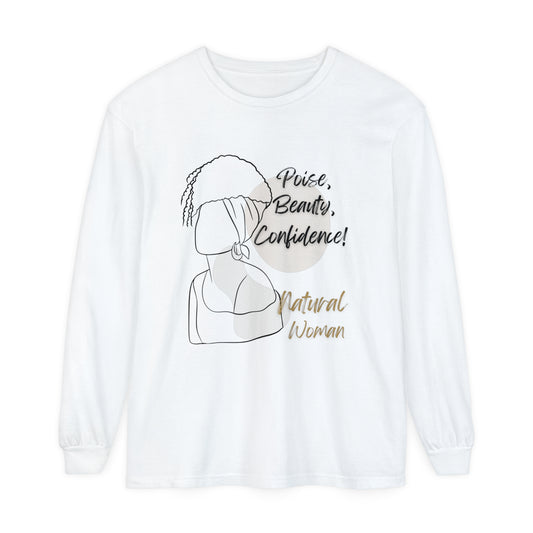 Natural Woman Puff (BL) Long Sleeve T-Shirt