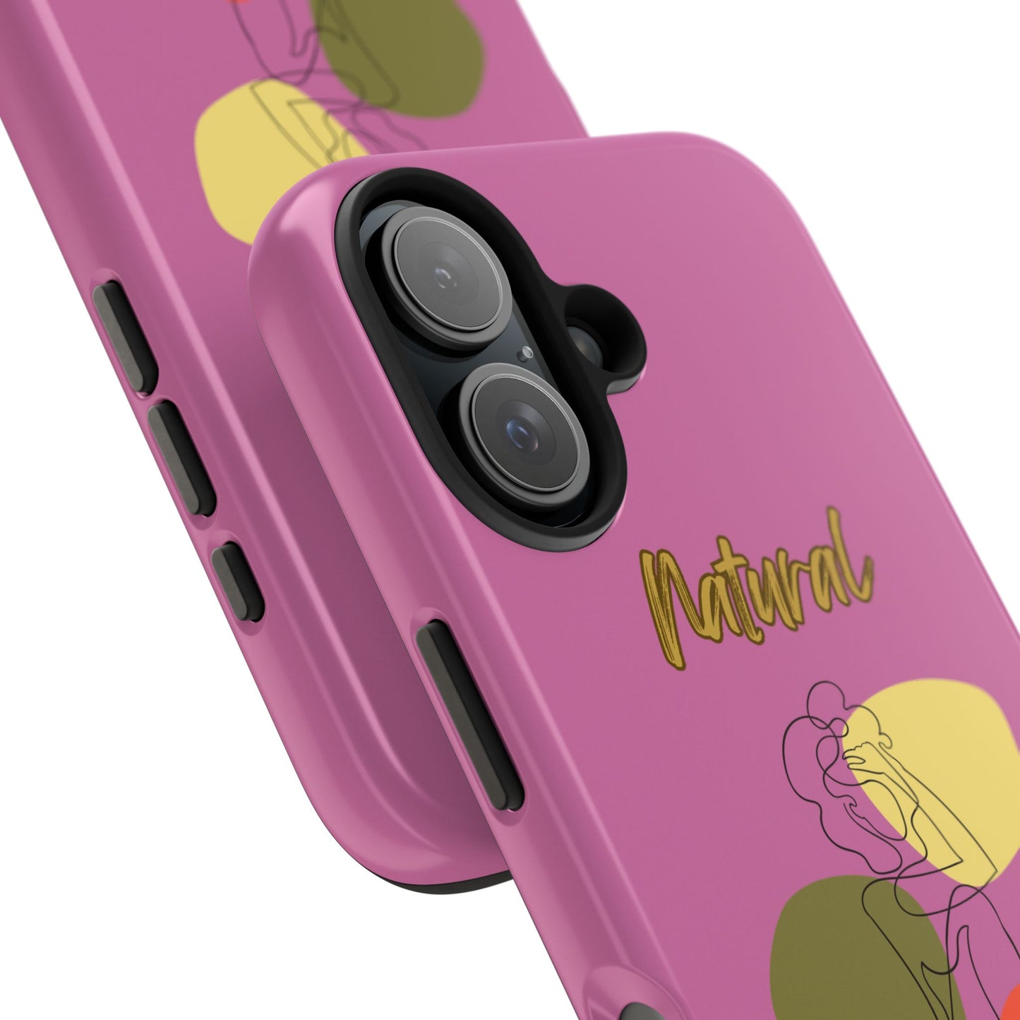 Natural Woman Colorful Pose (BL)Tough Phone Cases LIGHT PINK