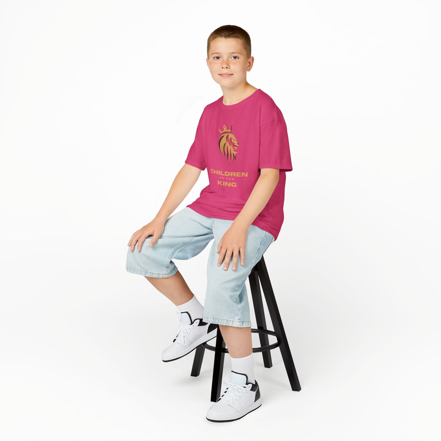 Children of the King Inspirational Kids Cotton T-Shirt (BRL)