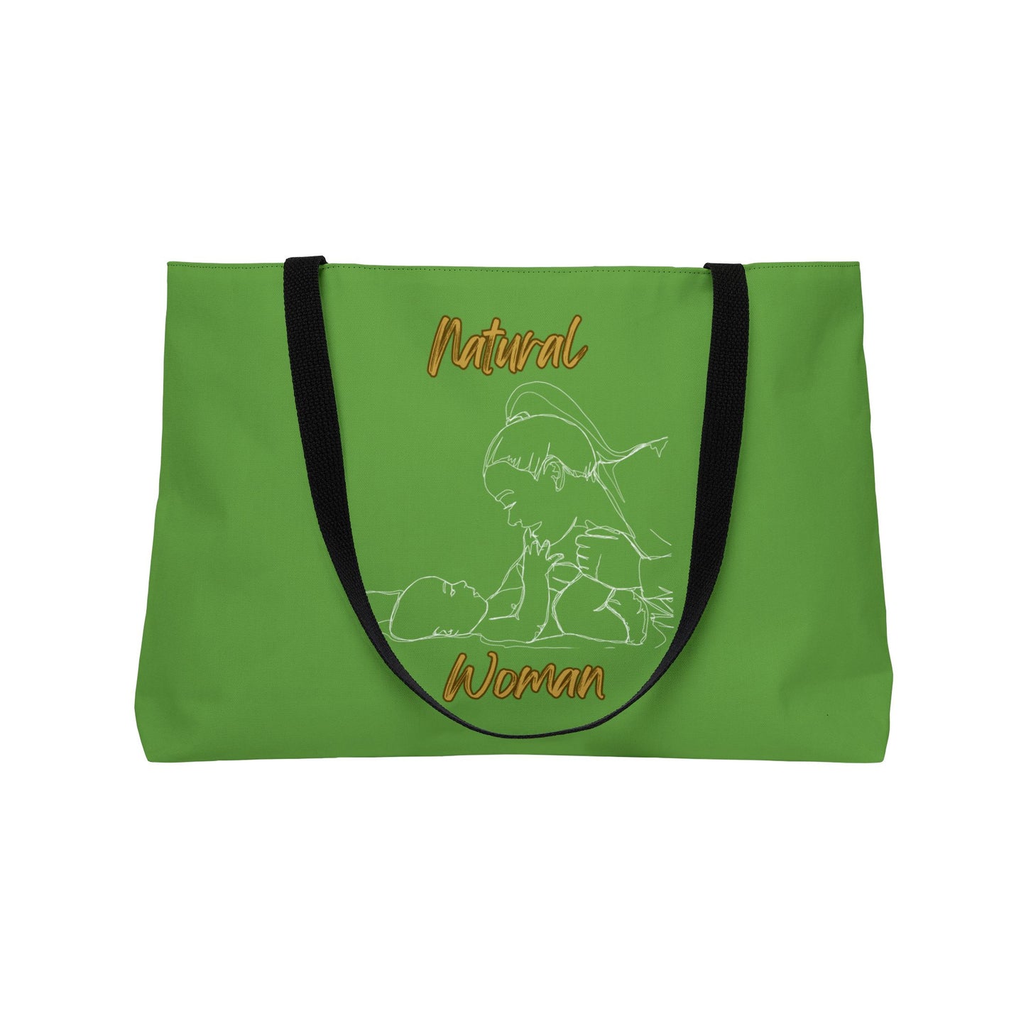 Natural Woman New Life (WL) Weekender Tote Bag DARK GREEN