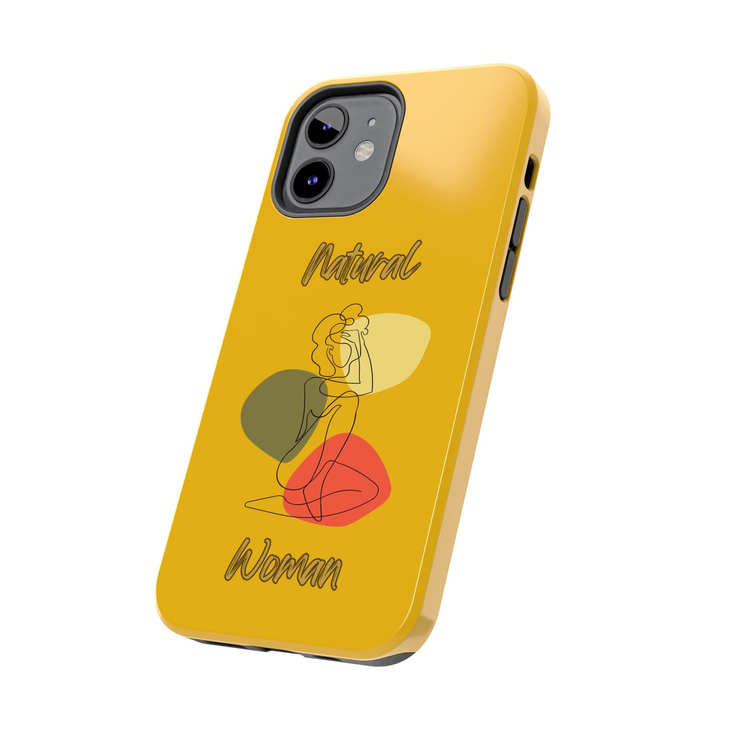 Natural Woman Colorful Pose (BL)Tough Phone Cases YELLOW