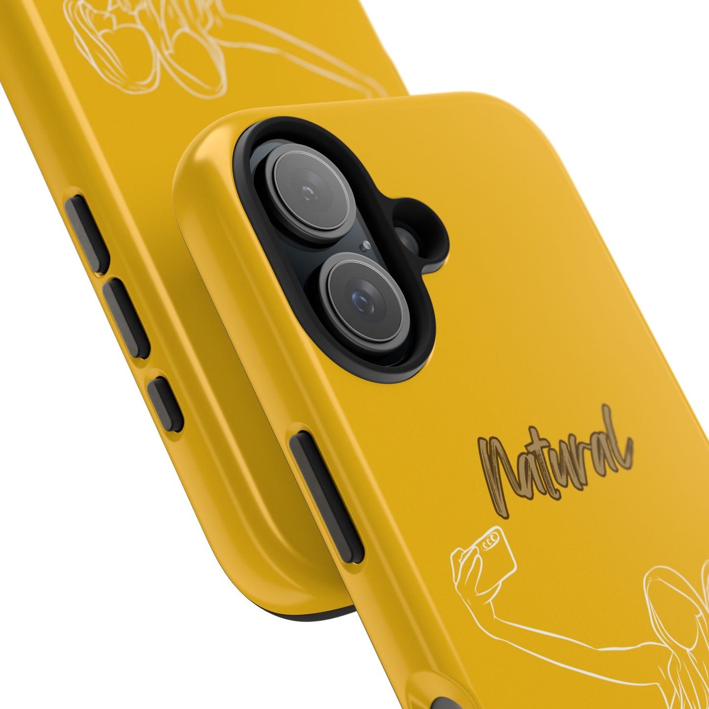 Natural Woman Friends Selfie (WL)Tough Phone Cases YELLOW