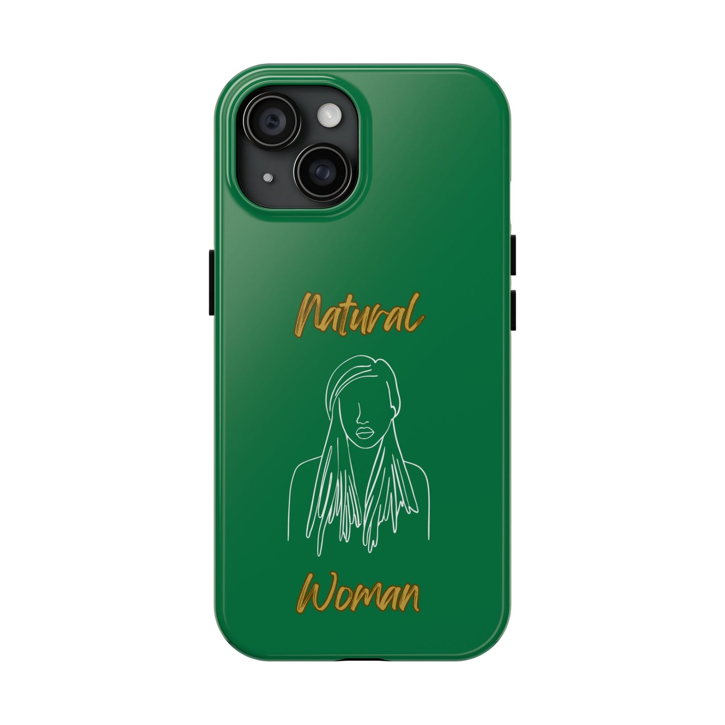 Natural Woman Content (WL)Tough Phone Cases DARK GREEN