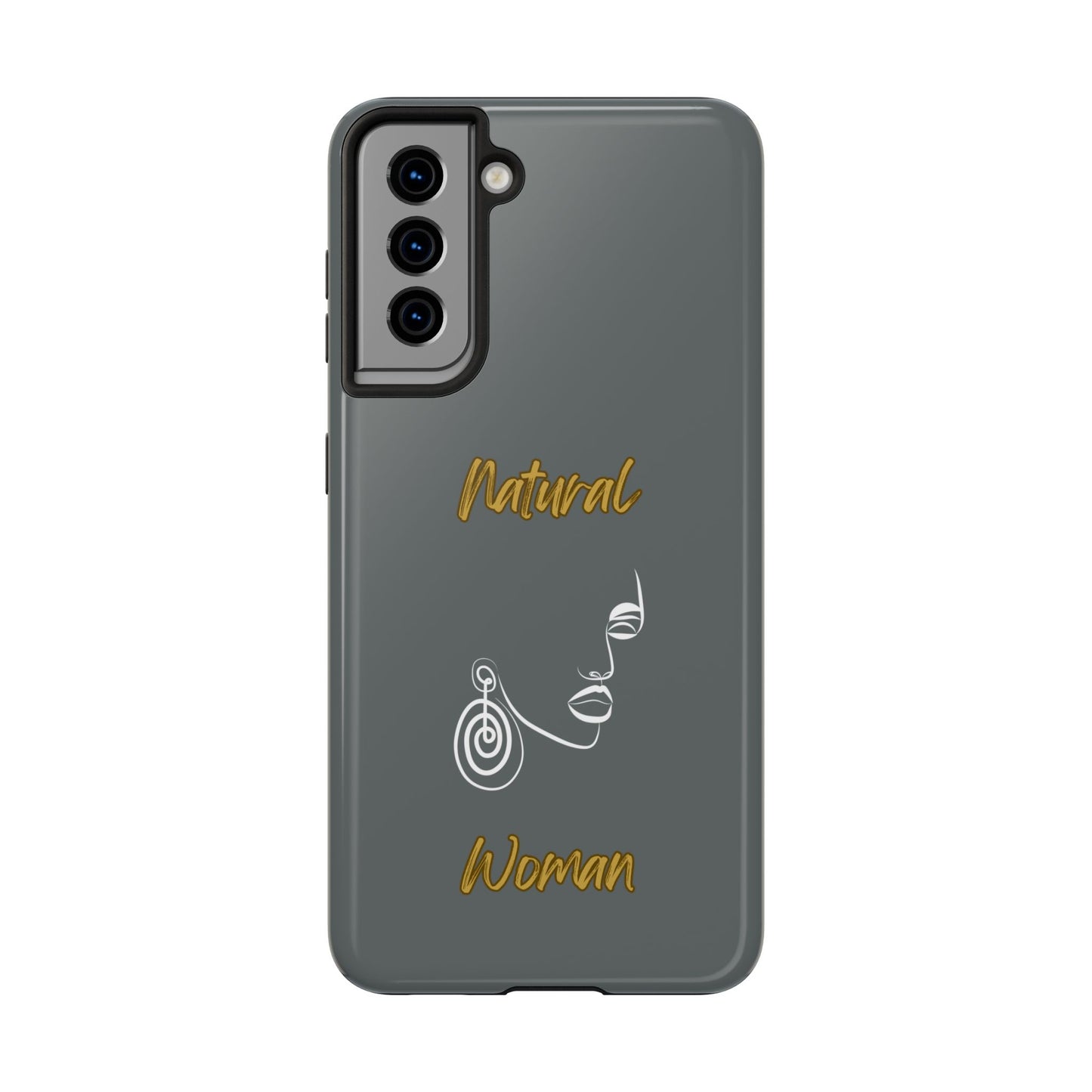 Natural Woman Music In My Soul (WL)Tough Phone Cases DARK GREY