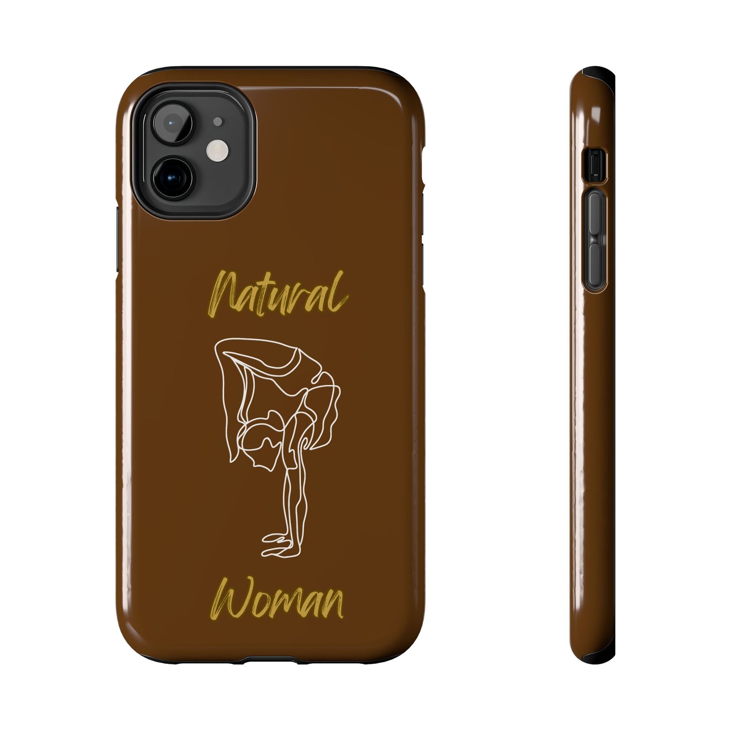 Natural Woman Flexible (WL)Tough Phone Cases BROWN
