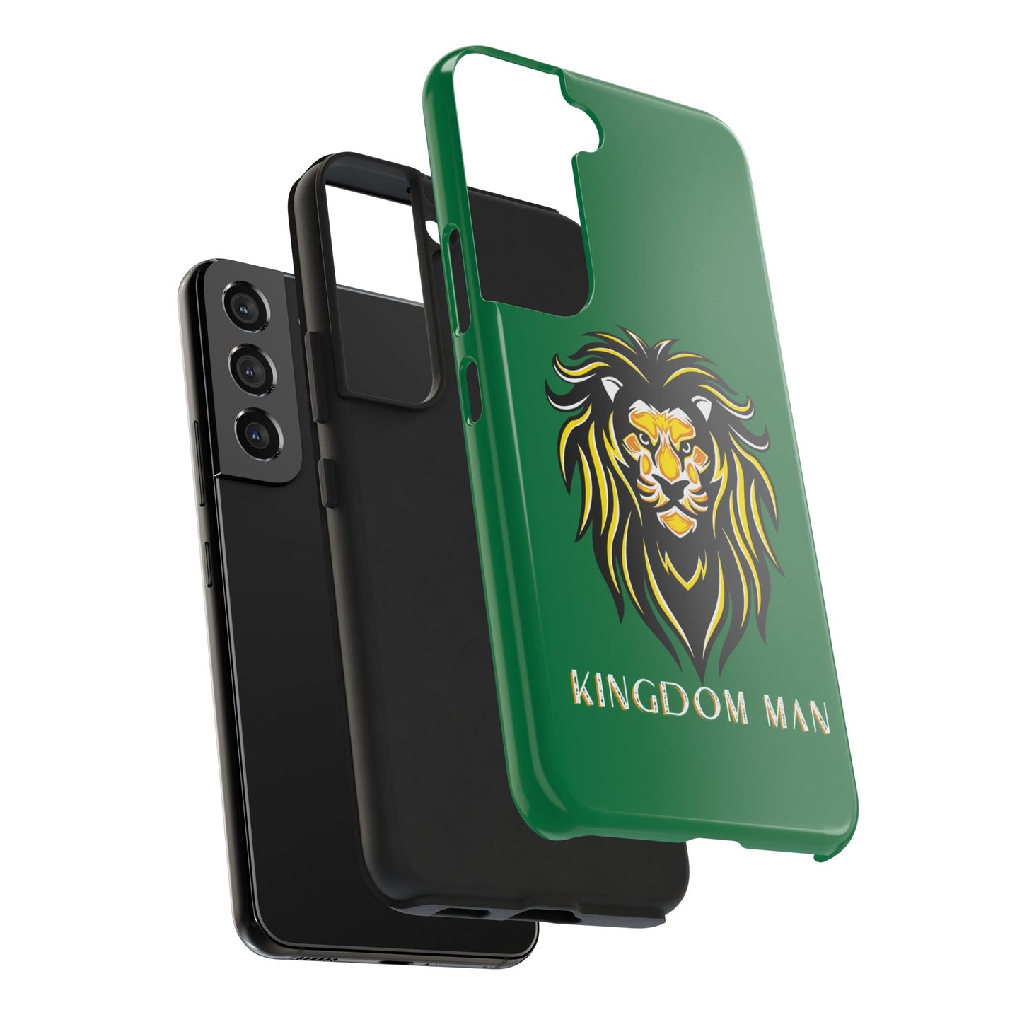 Kingdom Man (White-Gold Label) Tough Phone Case DARK GREEN