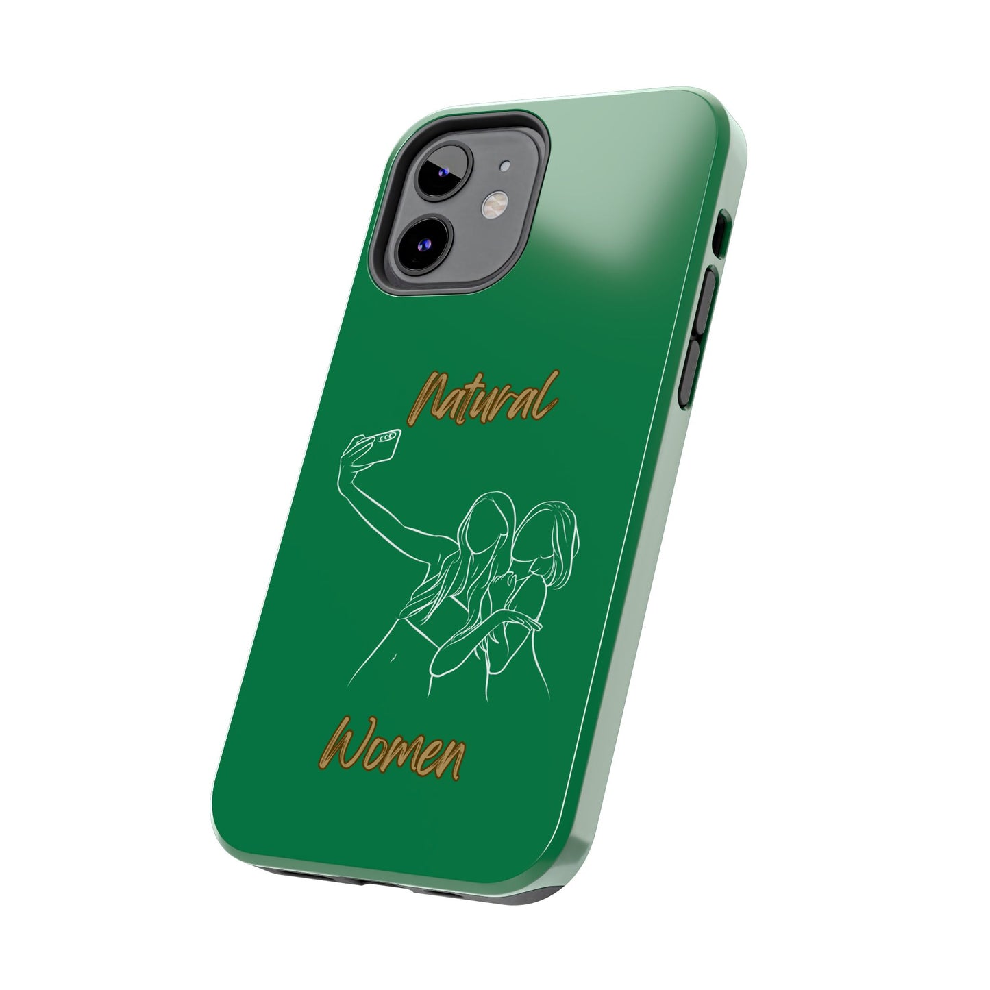 Natural Woman Friends Selfie (WL)Tough Phone Cases DARK GREEN