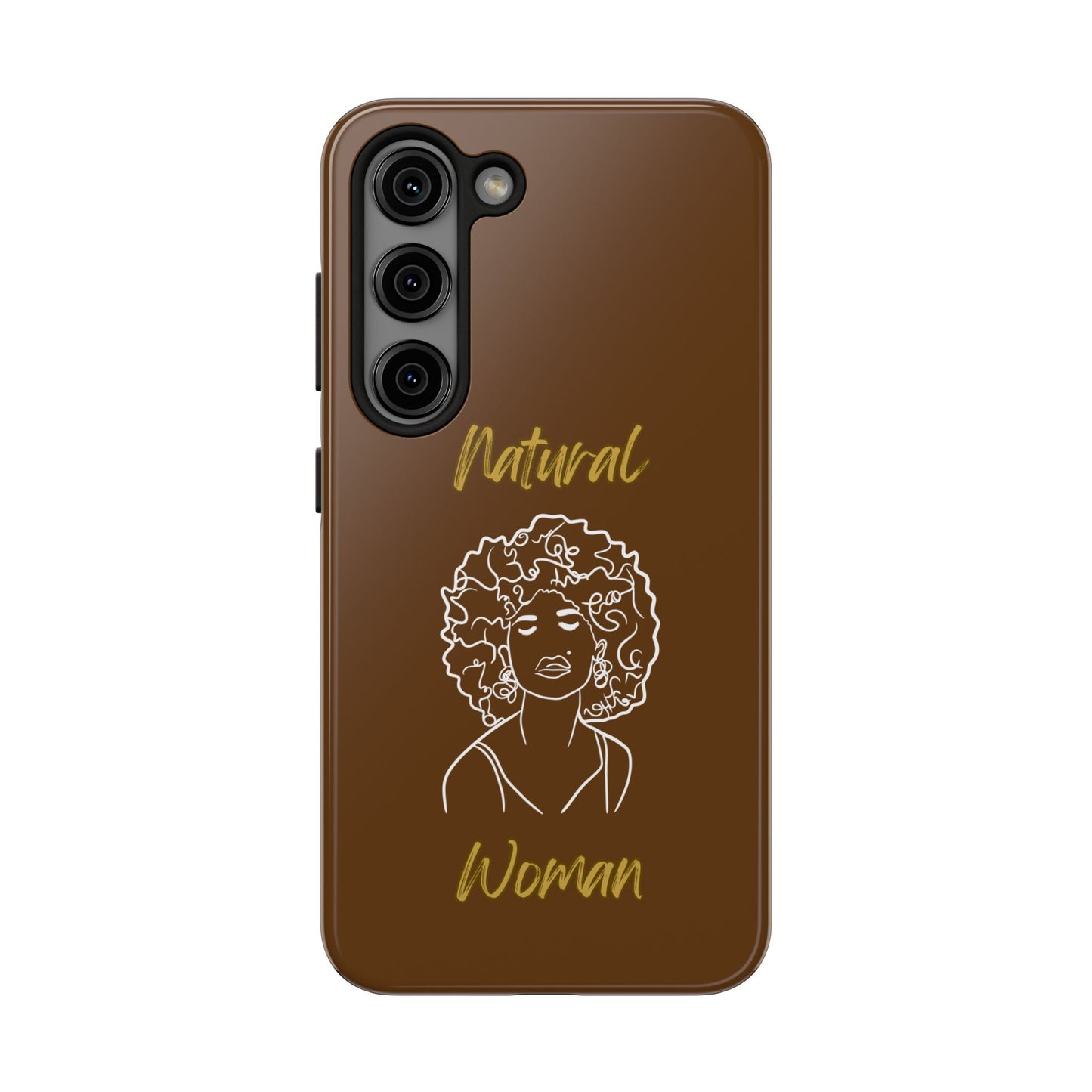 Natural Woman All About Me (WL)Tough Phone Cases BROWN