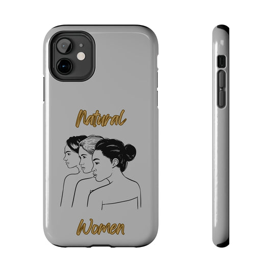 Natural Woman United Friends (BL)Tough Phone Cases LIGHT GREY