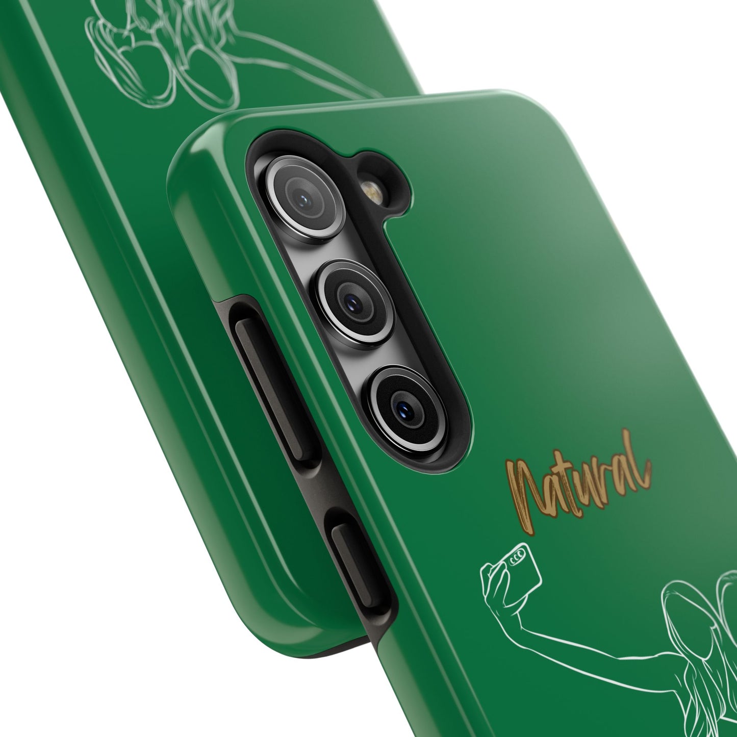 Natural Woman Friends Selfie (WL)Tough Phone Cases DARK GREEN