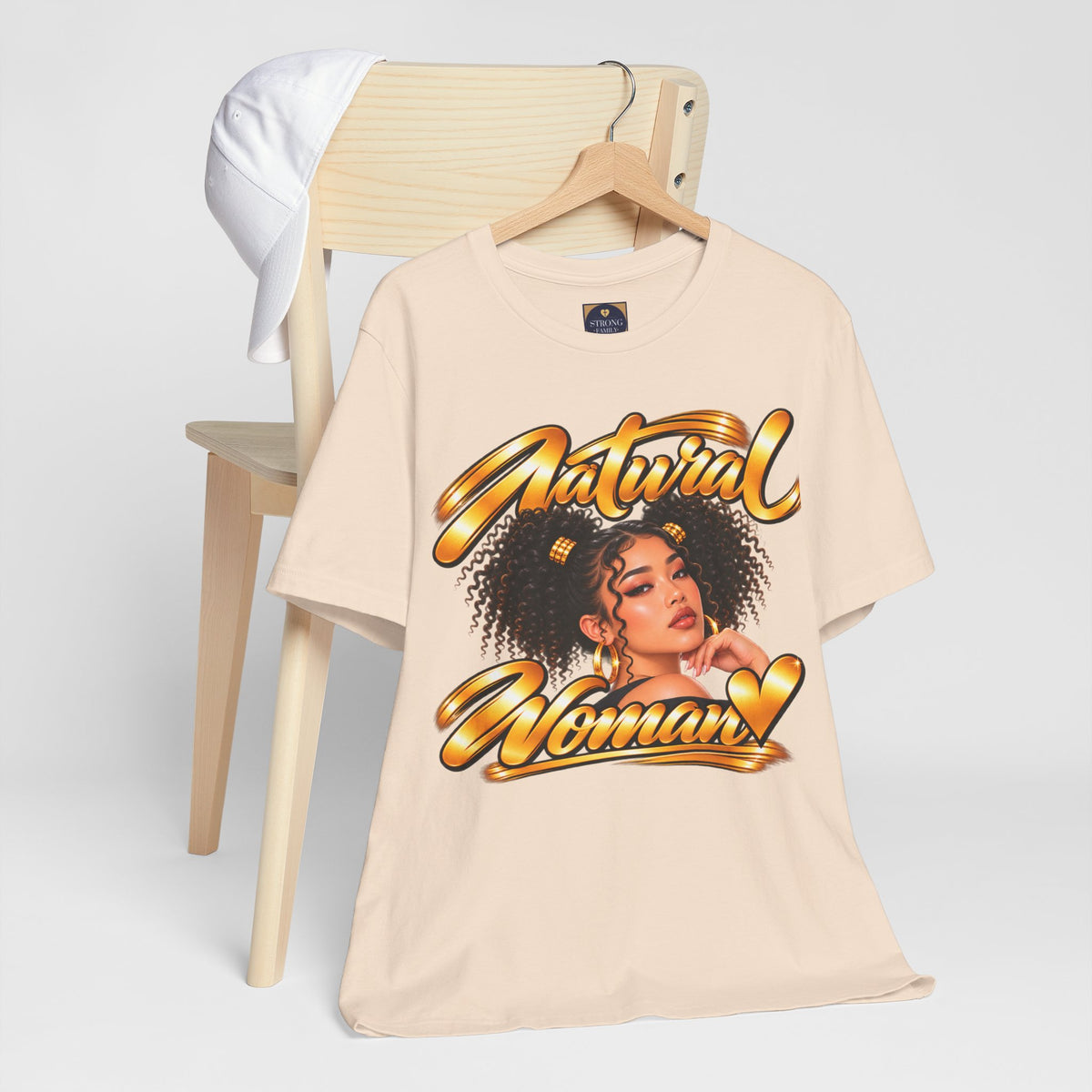 Natural Woman Twin Puffs Graphic Tee – Asian Edition | Strong Family