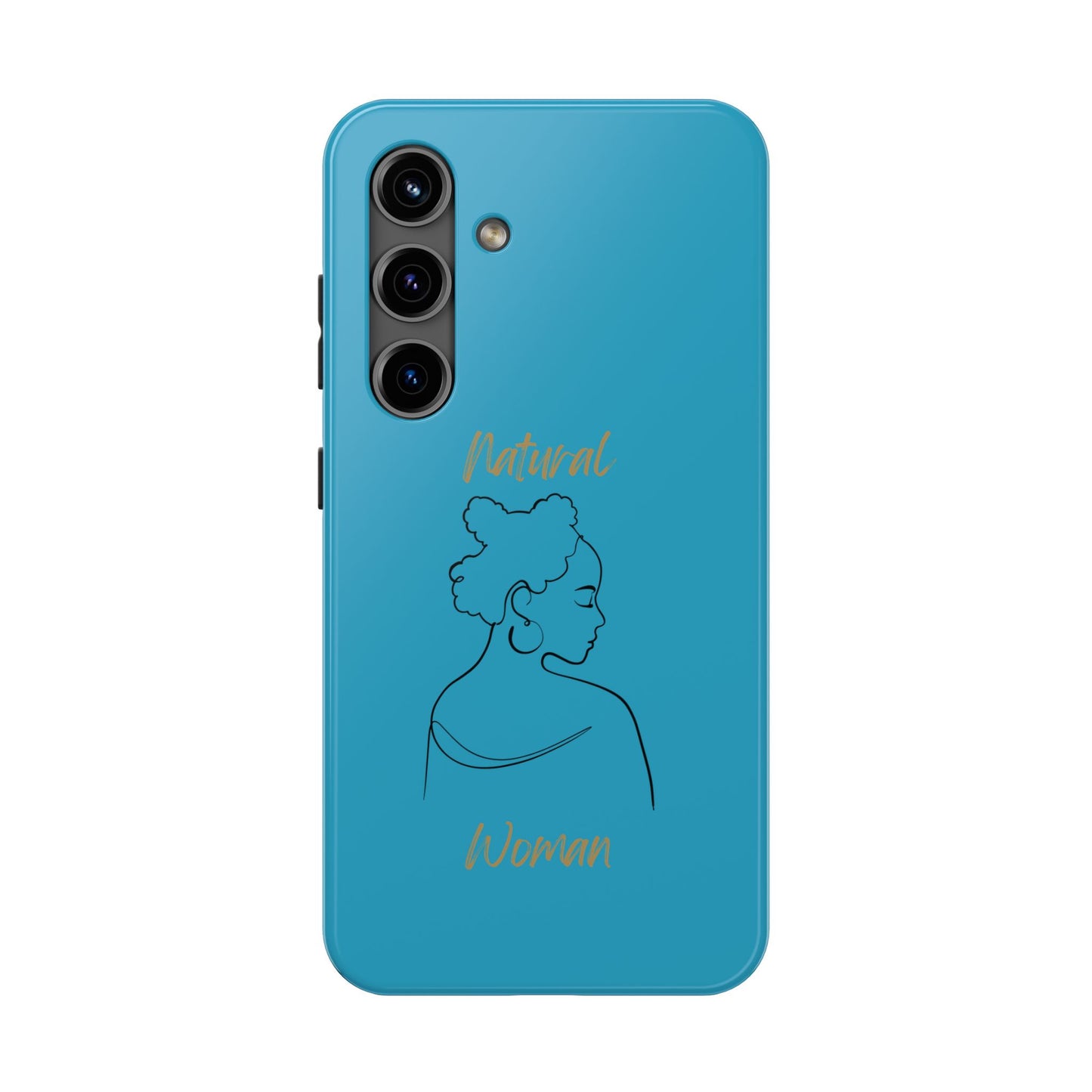 Natural Woman Twists (BL) Tough Phone Cases TURQUOISE