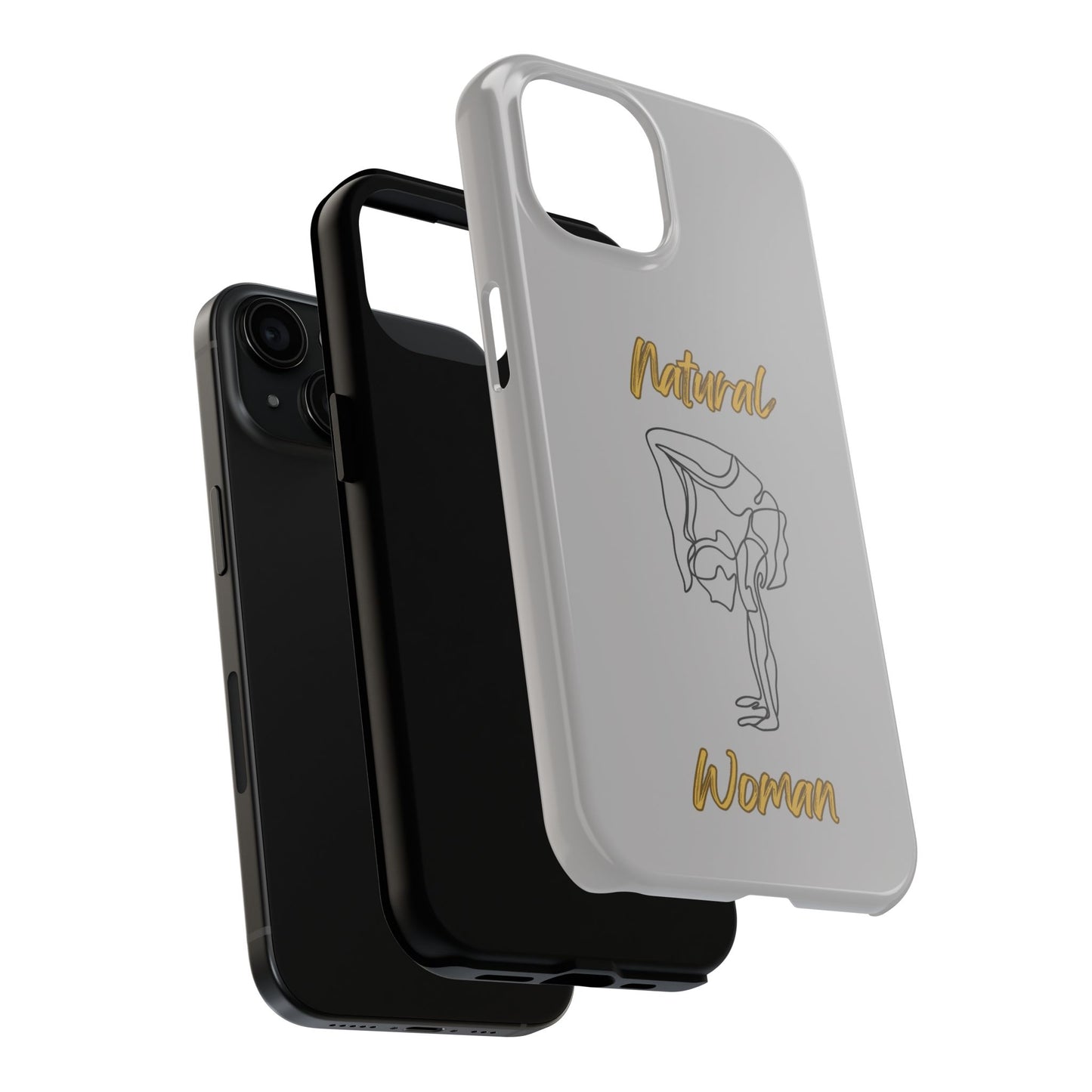 Natural Woman Flexible (BL)Tough Phone Cases LIGHT GREY