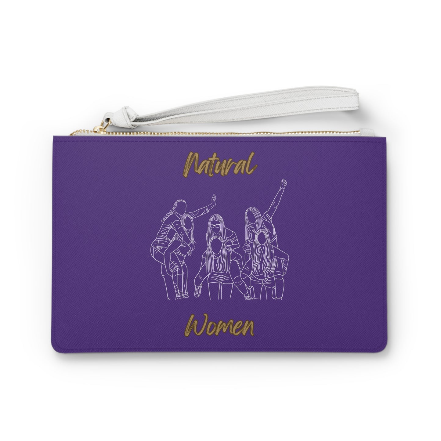 Natural Woman Piggy Back (WL) Clutch Bag PURPLE