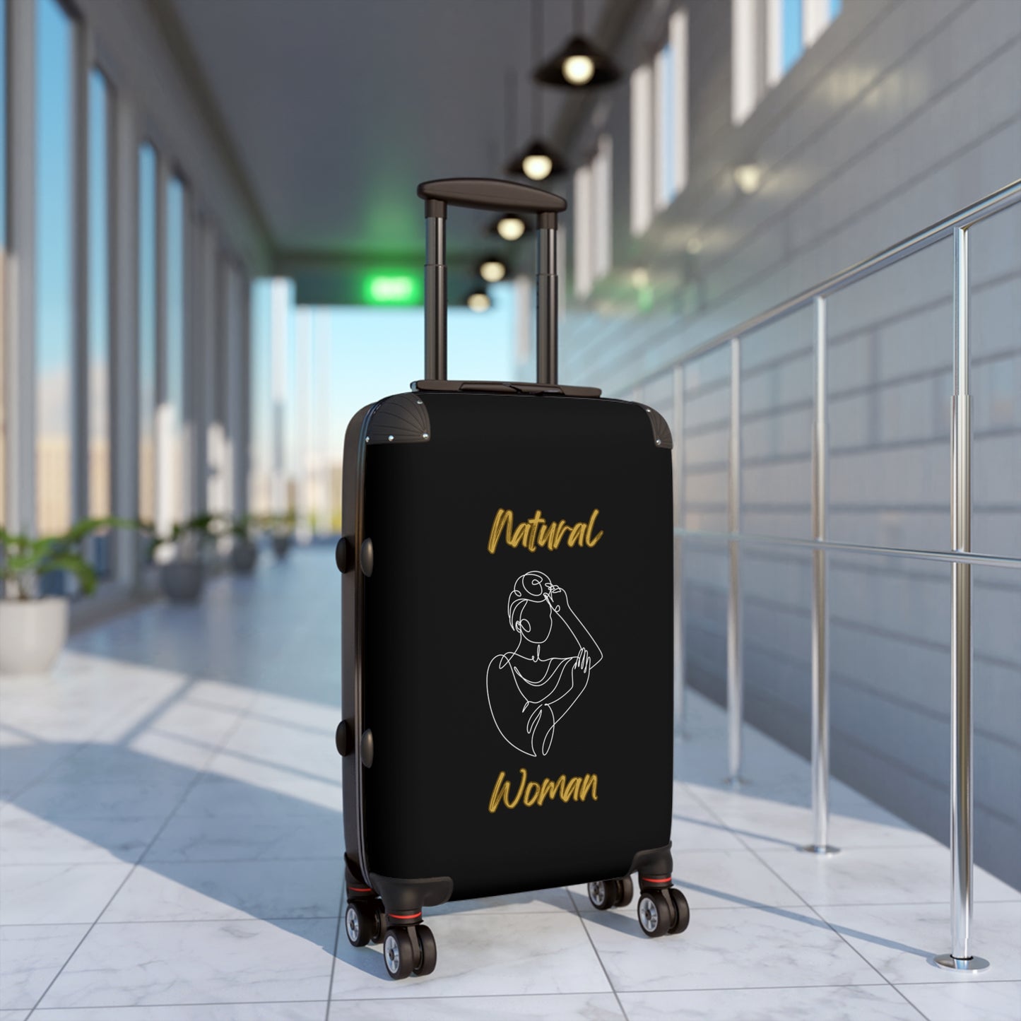 Natural Woman Style (WL) Suitcase BLACK