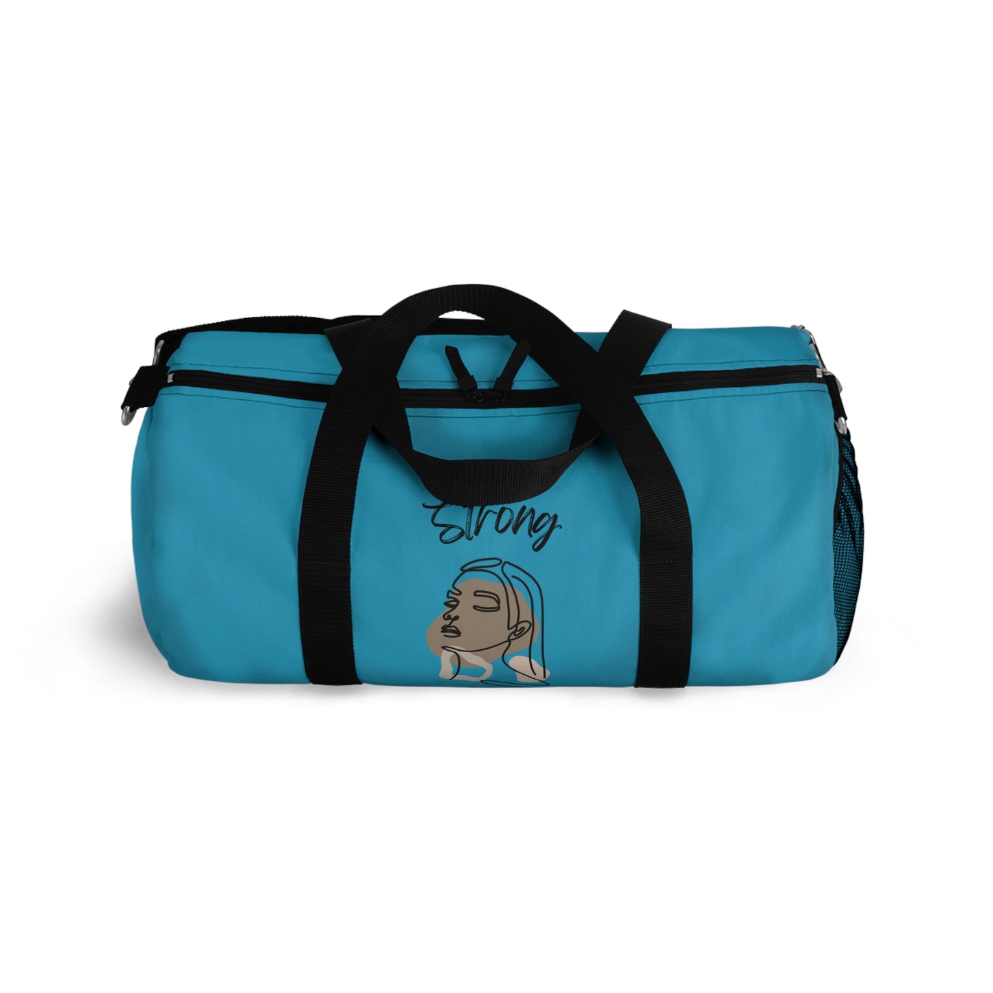 Strong Momma (BL) Duffel Bag TURQUOISE
