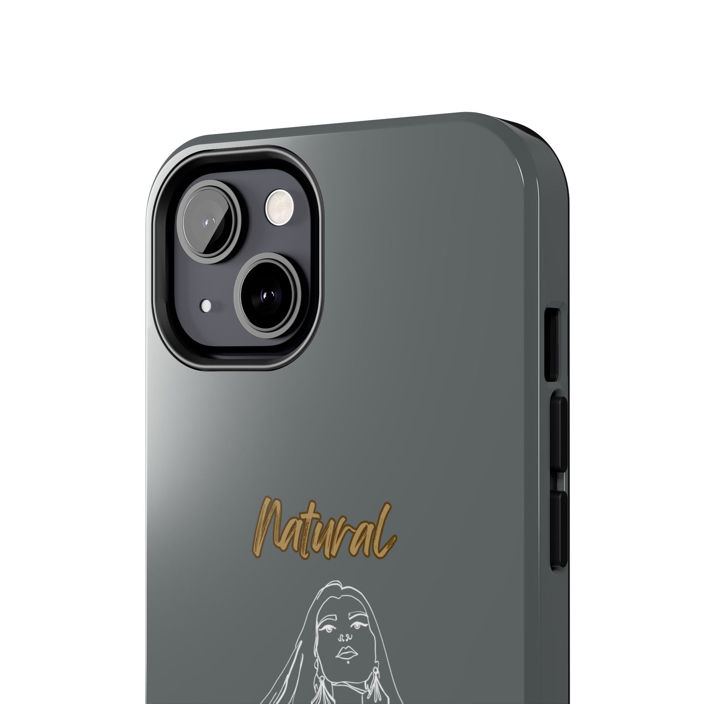 Natural Woman Thinking (WL)Tough Phone Cases DARK GREY