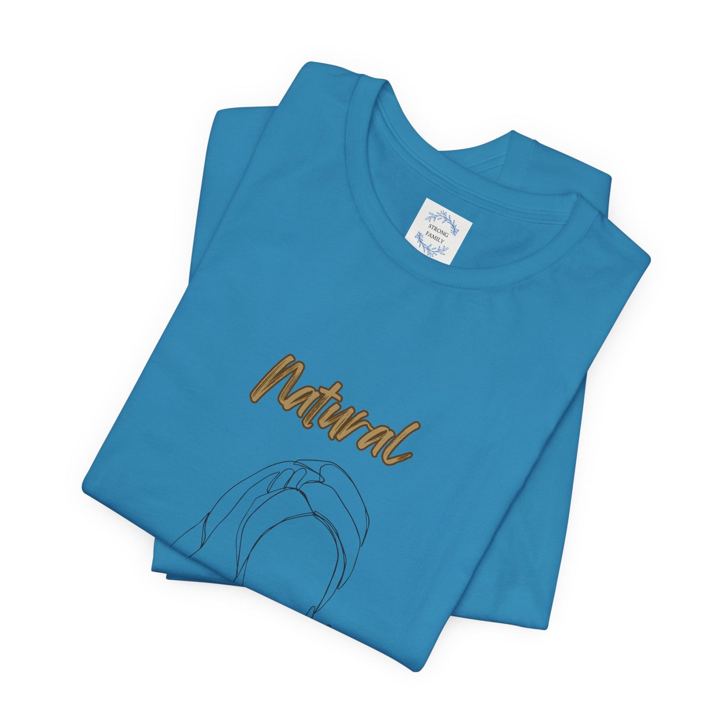 Natural Woman Towel Wrapped (BL) Short Sleeve T-Shirt