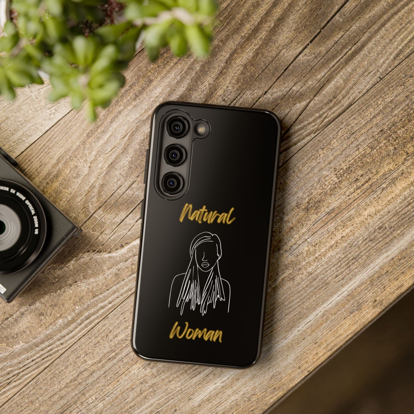 Natural Woman Content (WL)Tough Phone Cases BLACK