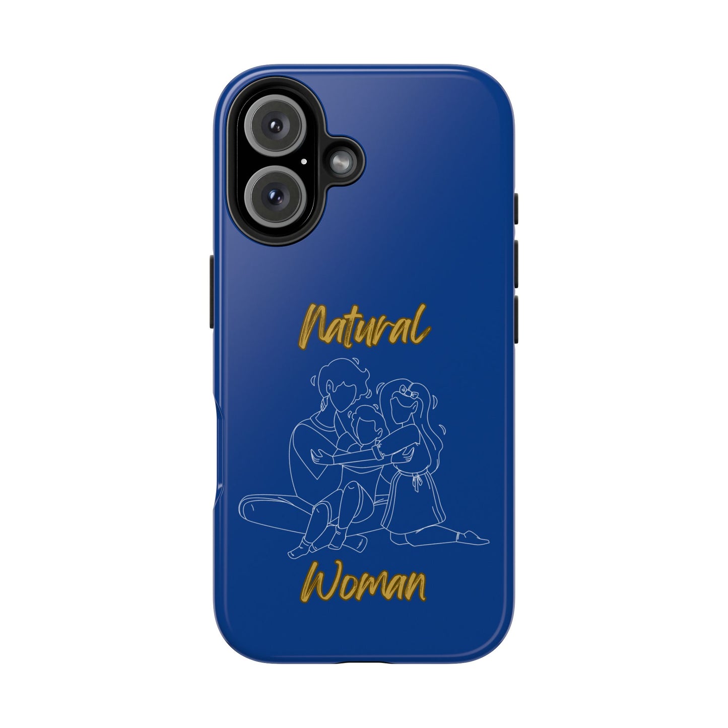 Natural Woman Bear Hugs (WL) Tough Phone Cases DARK BLUE