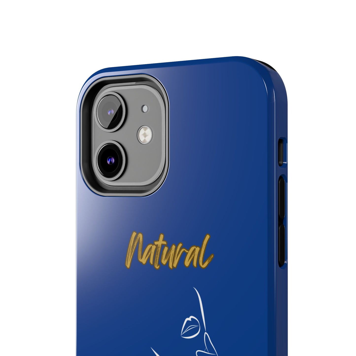 Natural Woman Chin Up (WL)Tough Phone Cases DARK BLUE