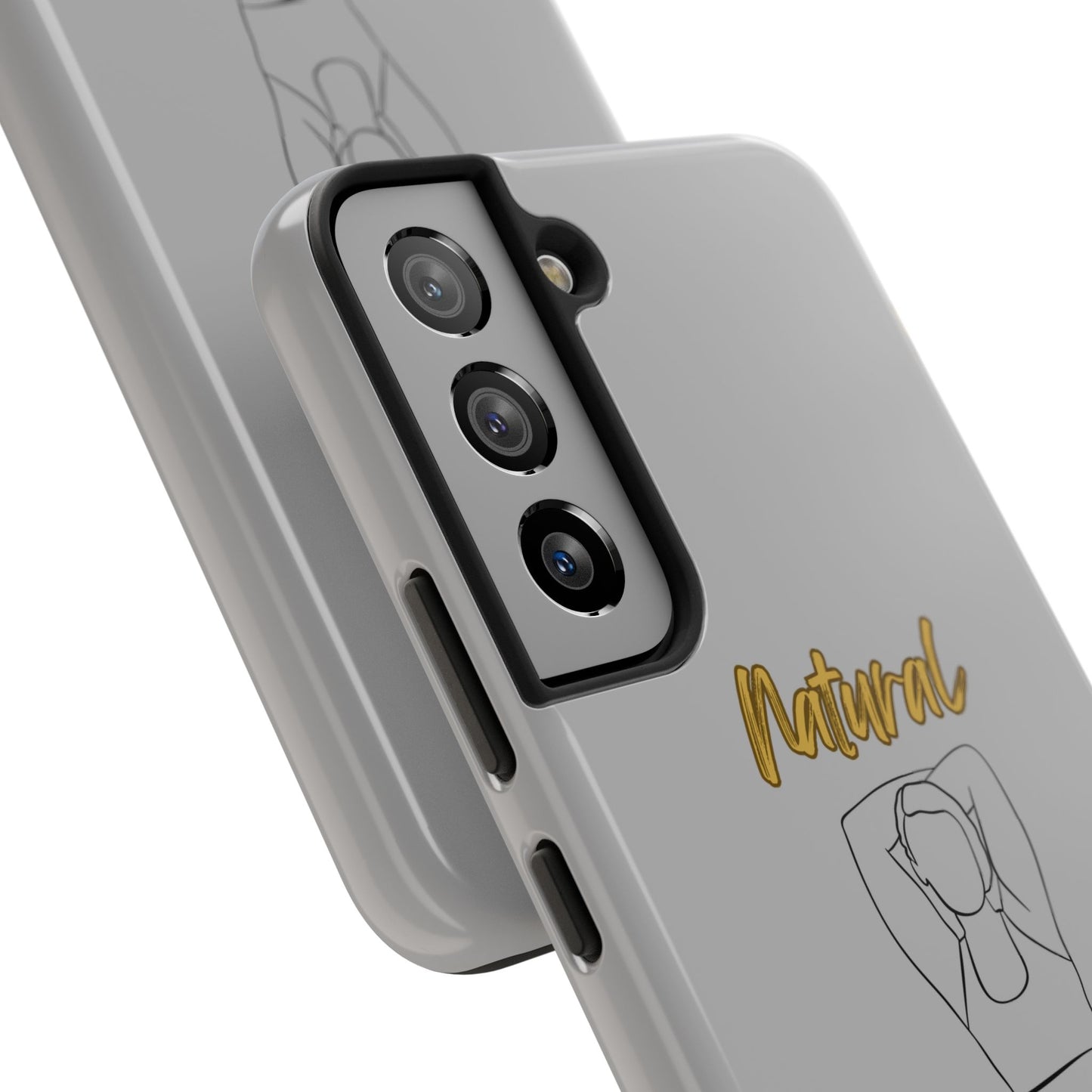 Natural Woman I Love Me (BL)Tough Phone Cases LIGHT GREY