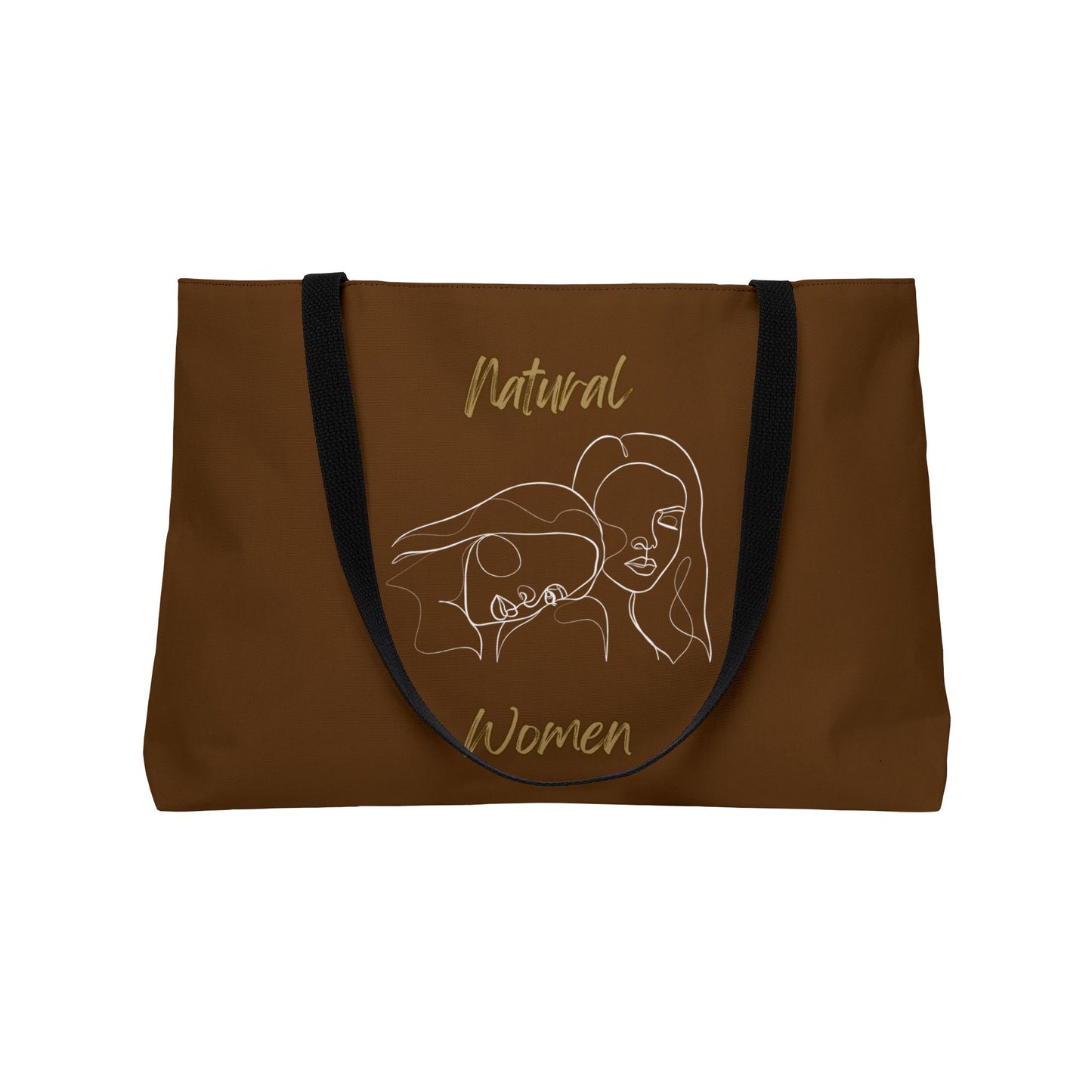 Natural Women Sisters (WL) Weekender Tote Bag BROWN