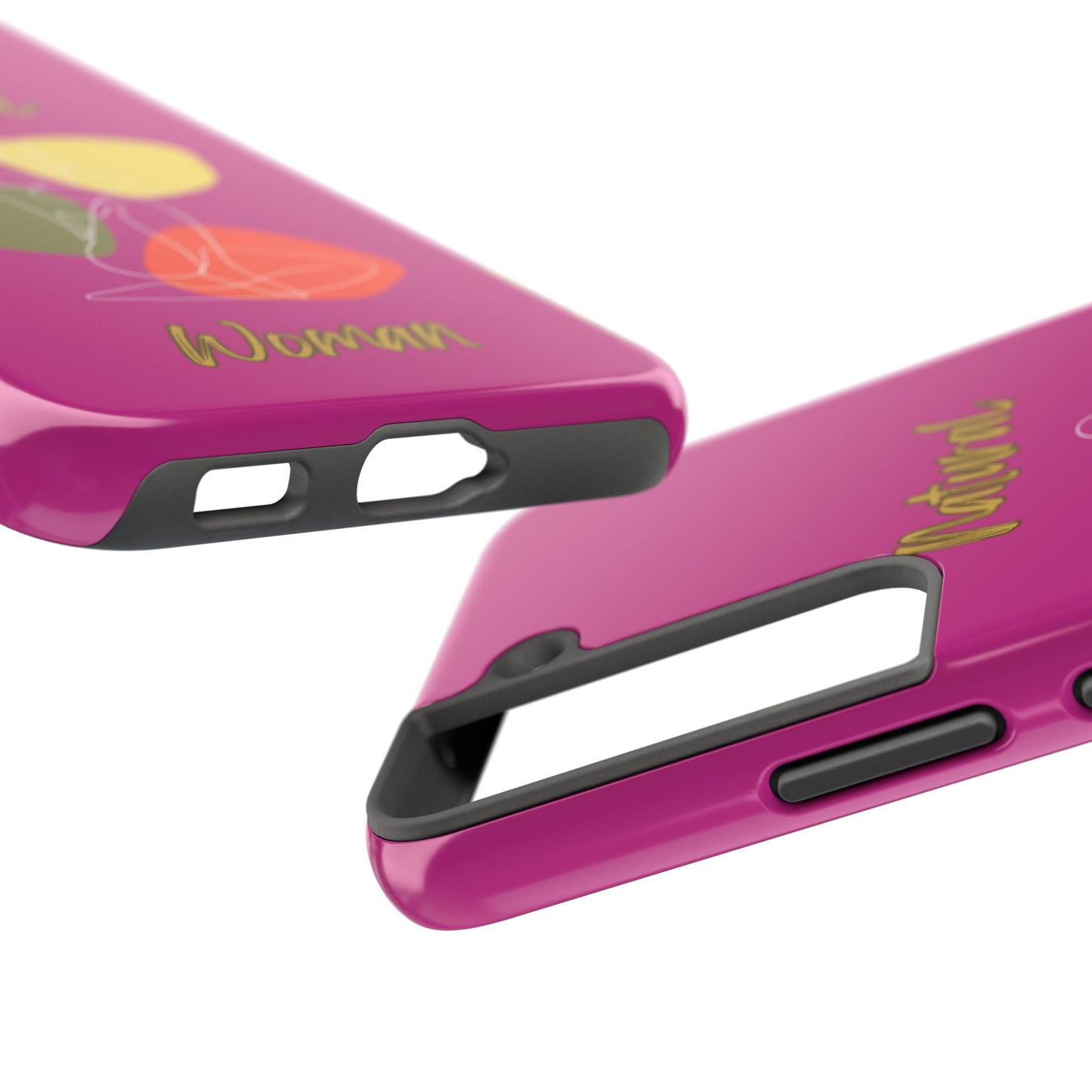 Natural Woman Colorful Pose (WL)Tough Phone Cases PINK