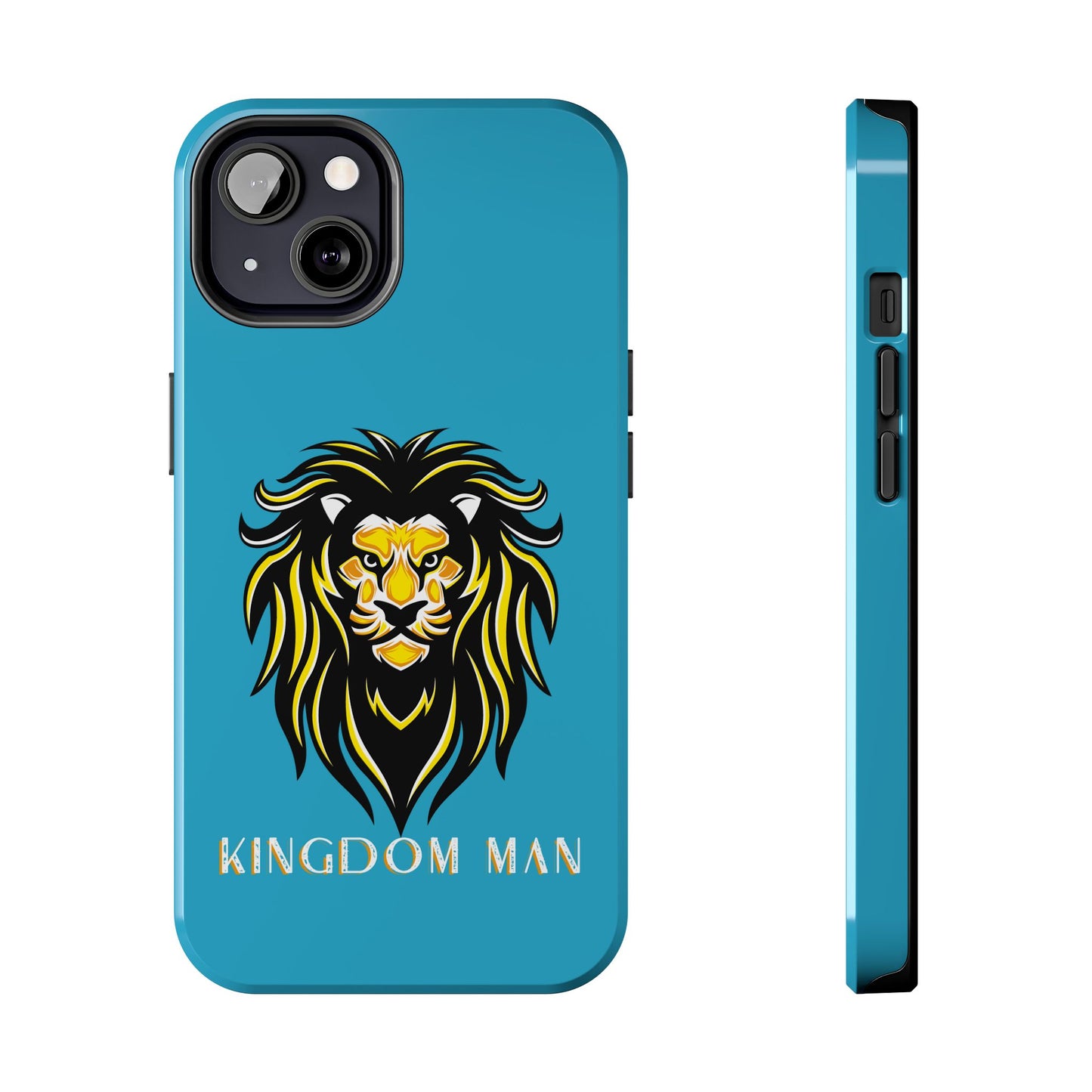 Kingdom Man (White-Gold Label) Tough Phone Case TURQUOISE