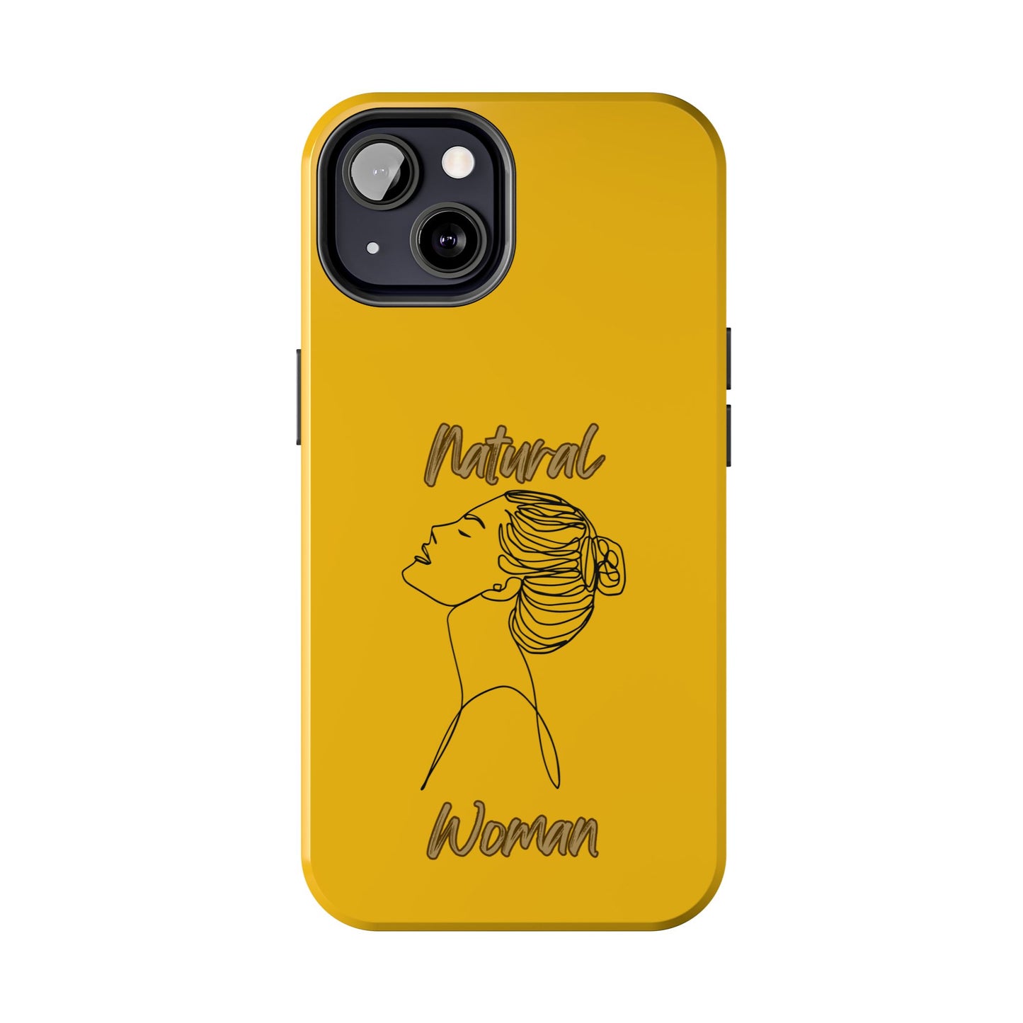 Natural Woman Wet Bun (BL) Tough Phone Cases YELLOW