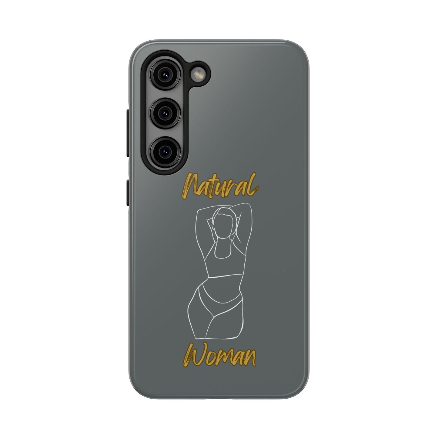 Natural Woman I Love Me (WL)Tough Phone Cases DARK GREY