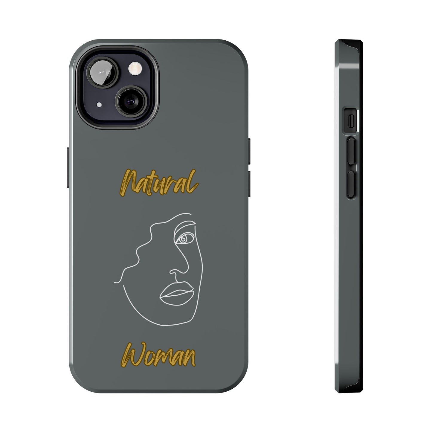 Natural Woman Peekaboo (WL)Tough Phone Cases DARK GREY
