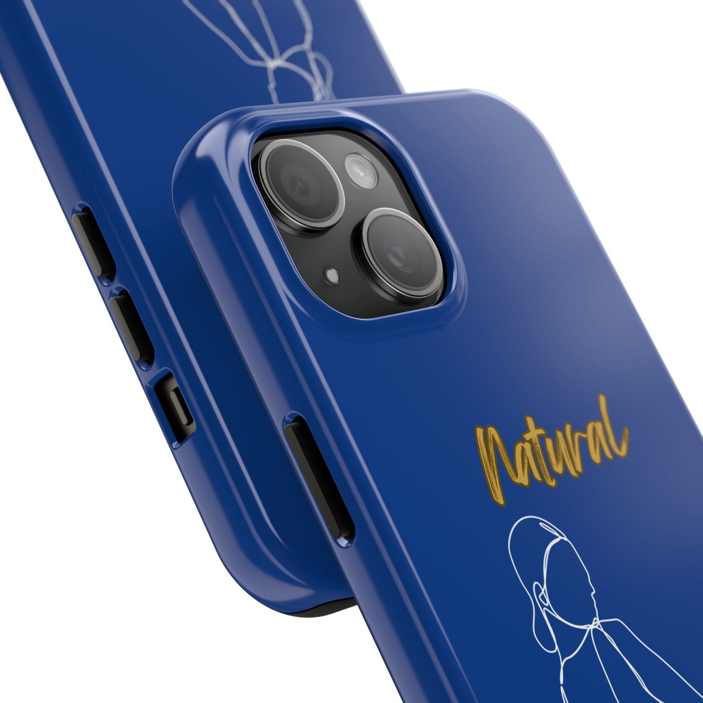 Natural Woman Hands Free (WL)Tough Phone Cases DARK BLUE
