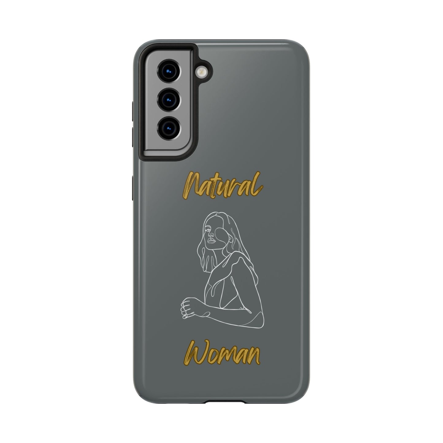 Natural Woman Care Free (WL)Tough Phone Cases DARK GREY