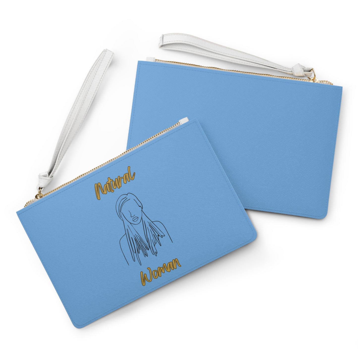 Natural Woman Content (BL) Clutch Bag LIGHT BLUE