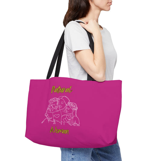 Natural Woman Me & My Girls (WL) Weekender Tote Bag PINK