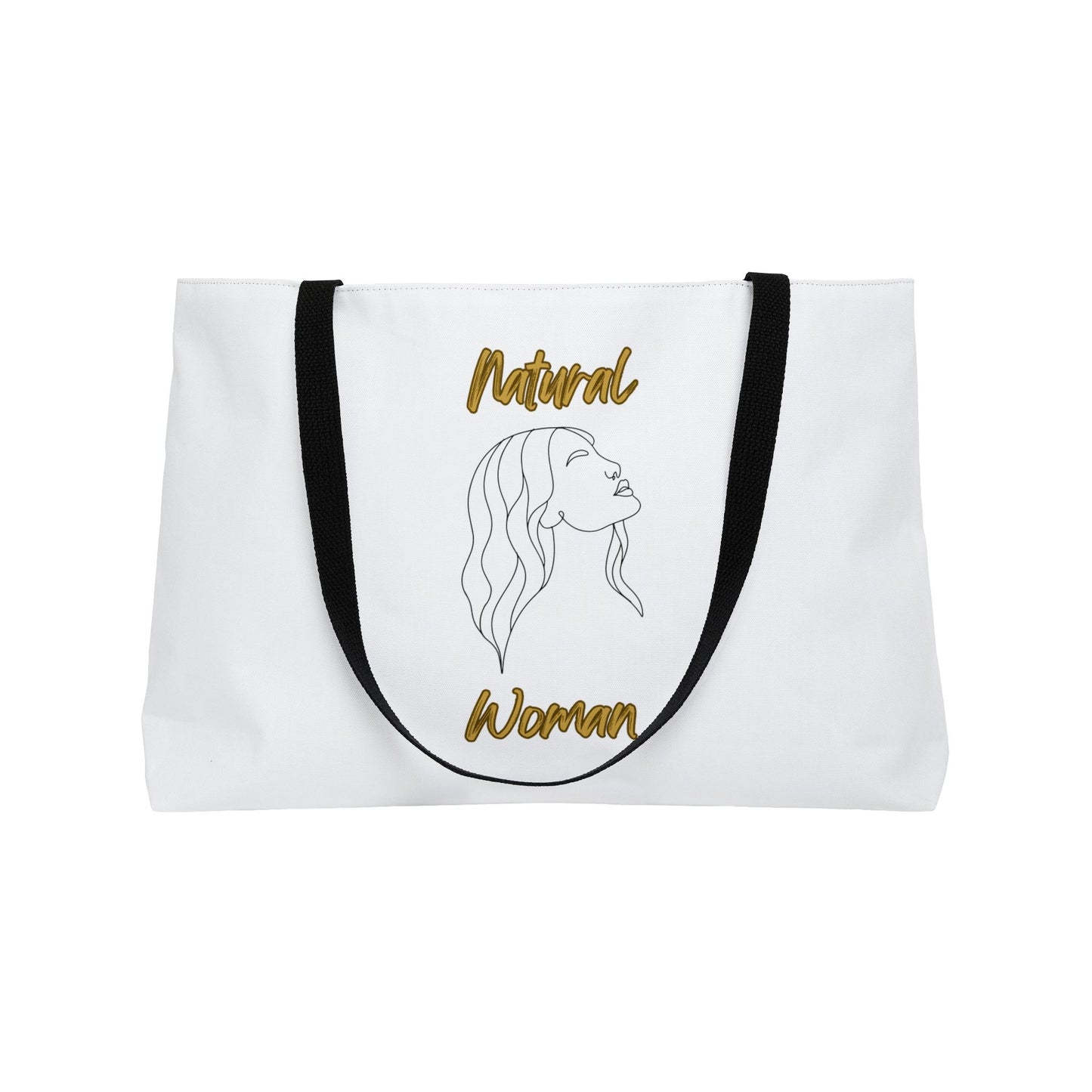 Natural Woman Breeze On Face (BL) Weekender Tote Bag WHITE
