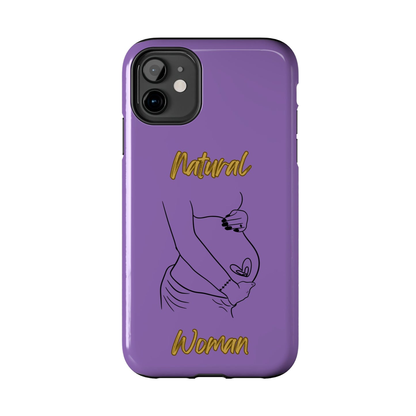 Natural Woman Loved In & Out (BL)Tough Phone Cases LIGHT PURPLE