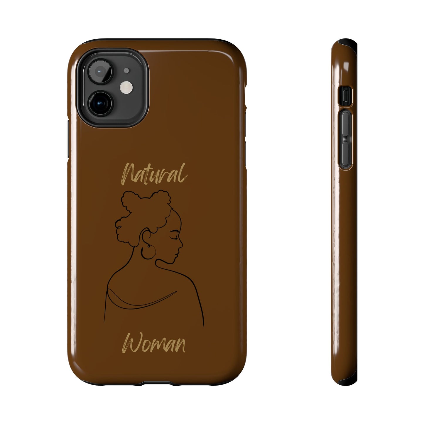 Natural Woman Twists (BL) Tough Phone Cases BROWN