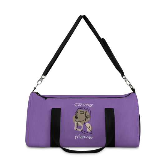 Strong Momma (WL) Duffel Bag LIGHT PURPLE