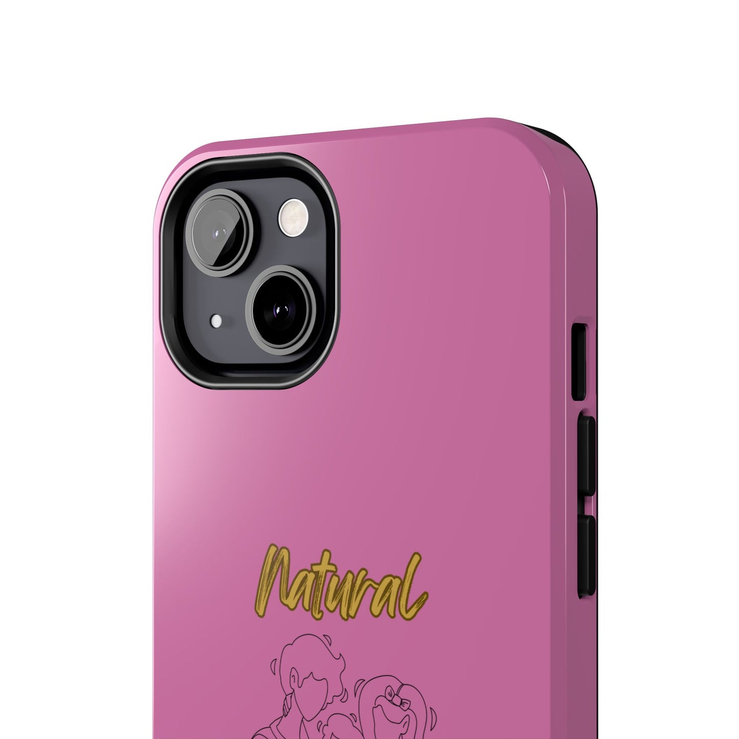 Natural Woman Bear Hugs (BL) Tough Phone Cases LIGHT PINK