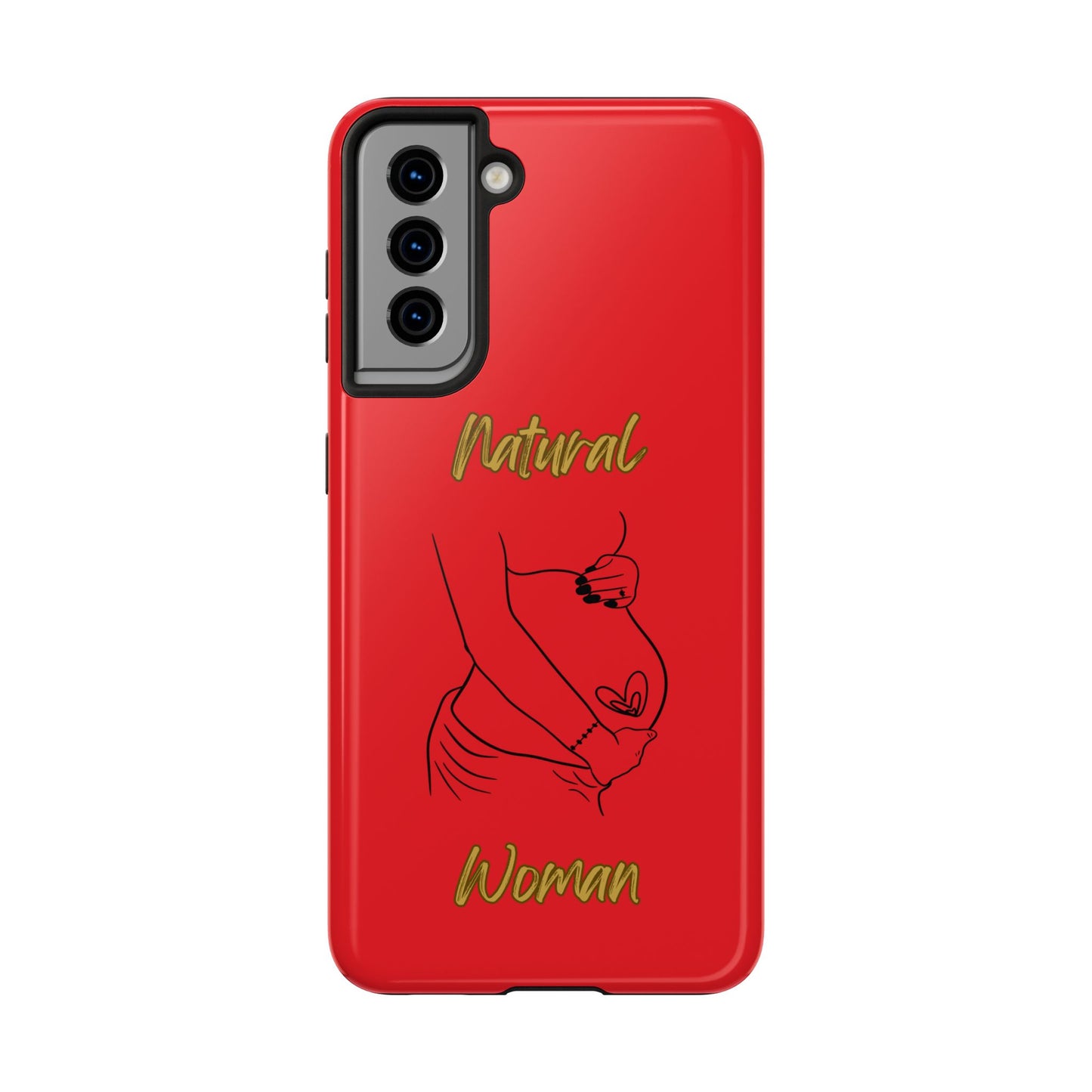 Natural Woman Loved In & Out (BL)Tough Phone Cases RED