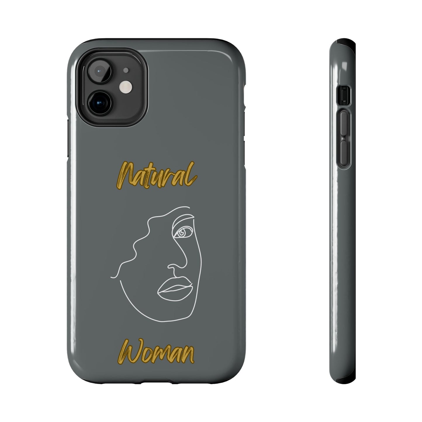 Natural Woman Peekaboo (WL)Tough Phone Cases DARK GREY