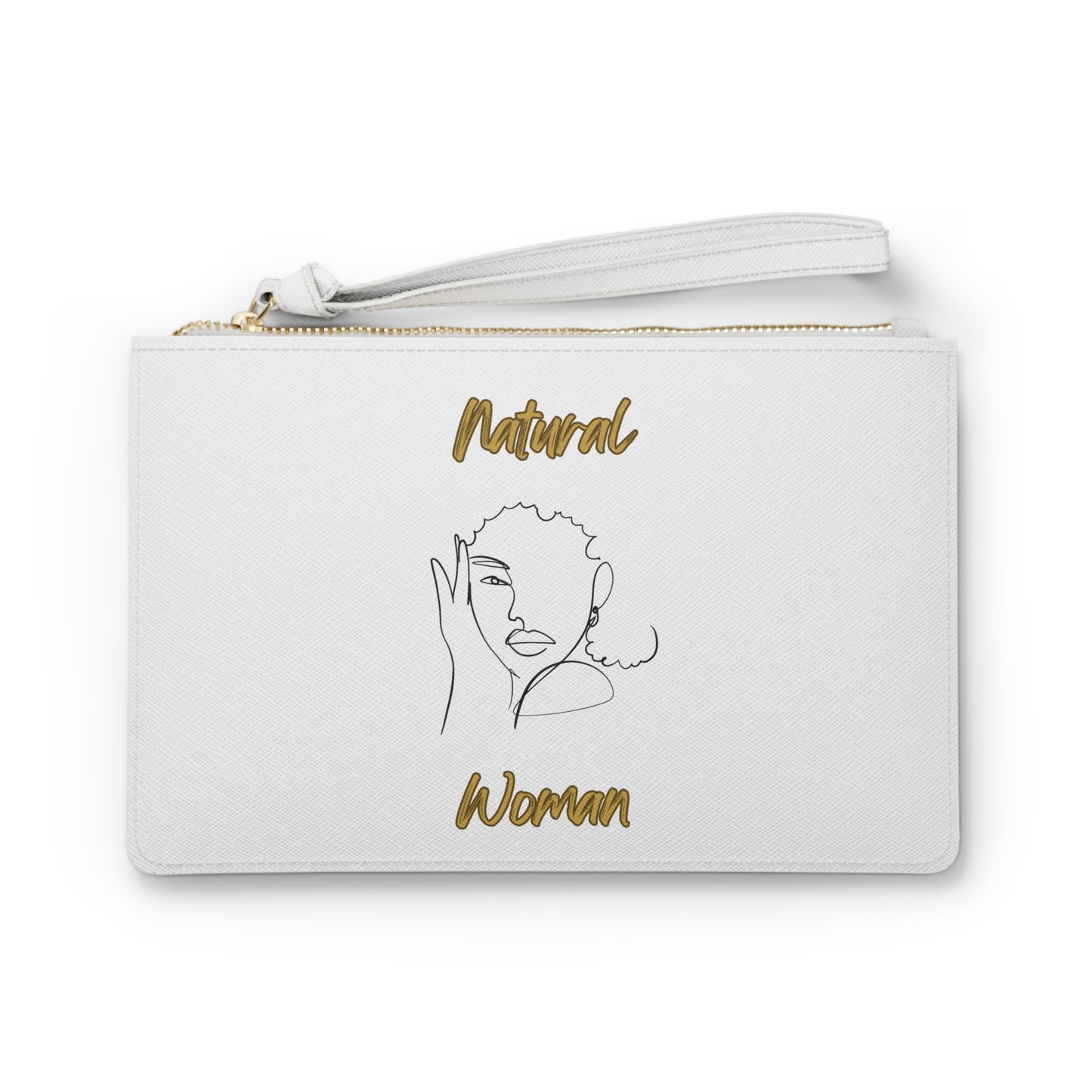 Natural Woman Let's Be Friends (BL) Clutch Bag WHITE