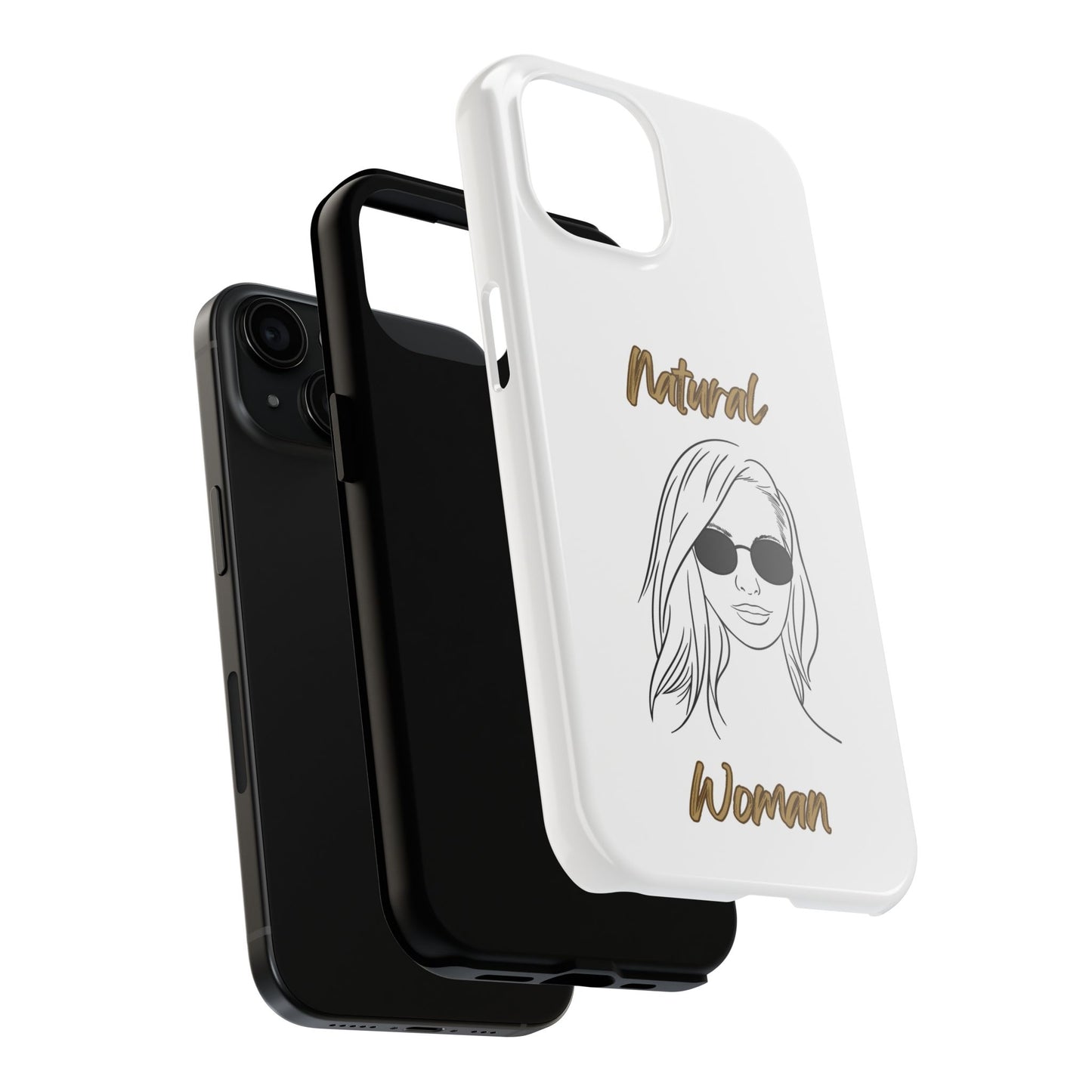 Natural Woman Shades (BL)Tough Phone Cases WHITE
