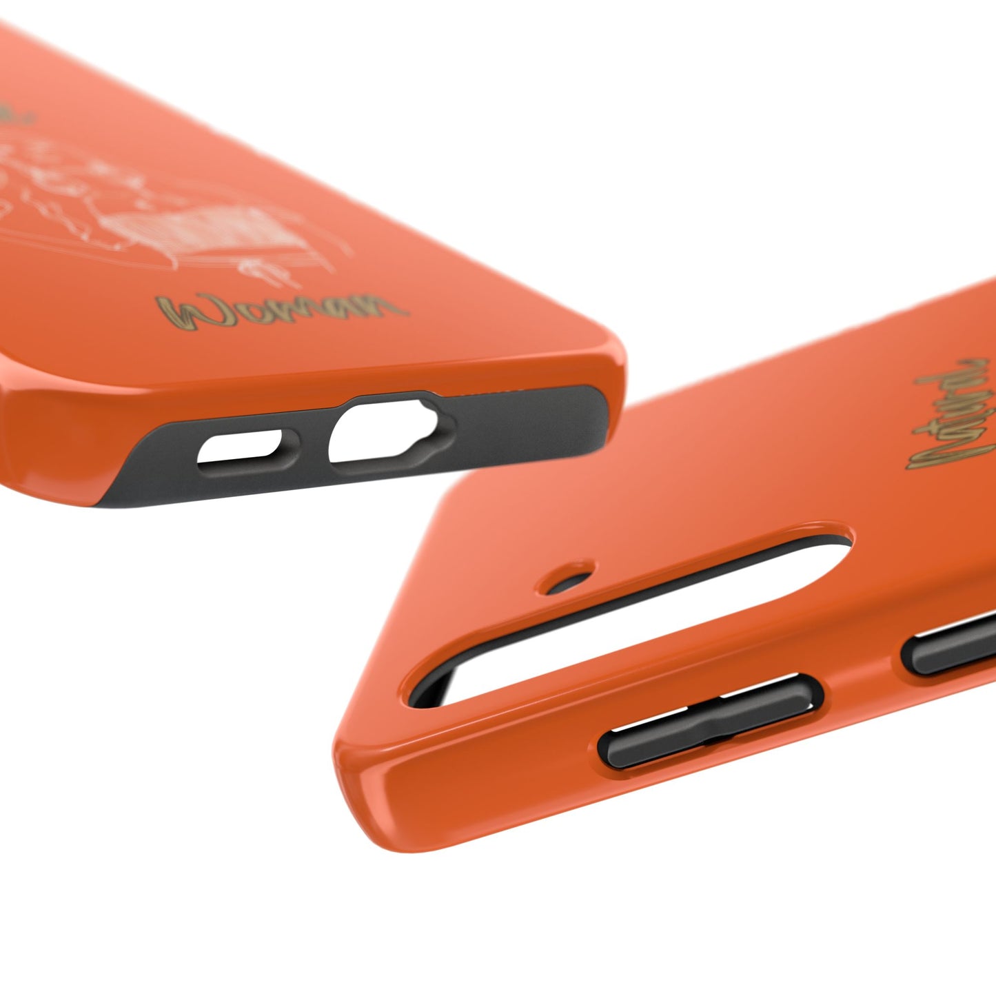 Natural Woman Thinking (WL)Tough Phone Cases ORANGE