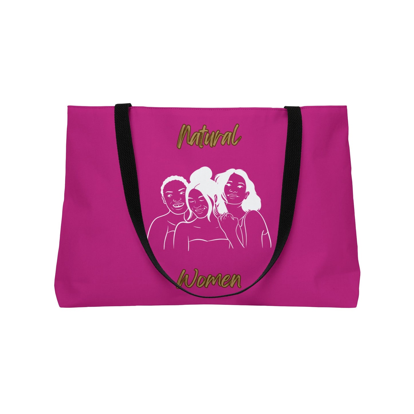 Natural Women Laughing Friends (WL) Weekender Tote Bag PINK